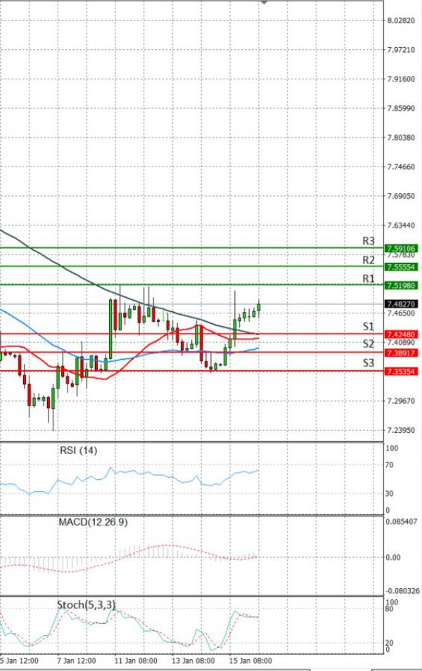 Dollar - Turkish Lira Analiza Analiza Teknike 18/01/2021