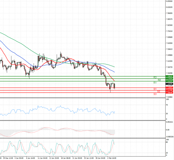 Dollar - Turkish Lira Analysis Technical analysis 03/02/2021