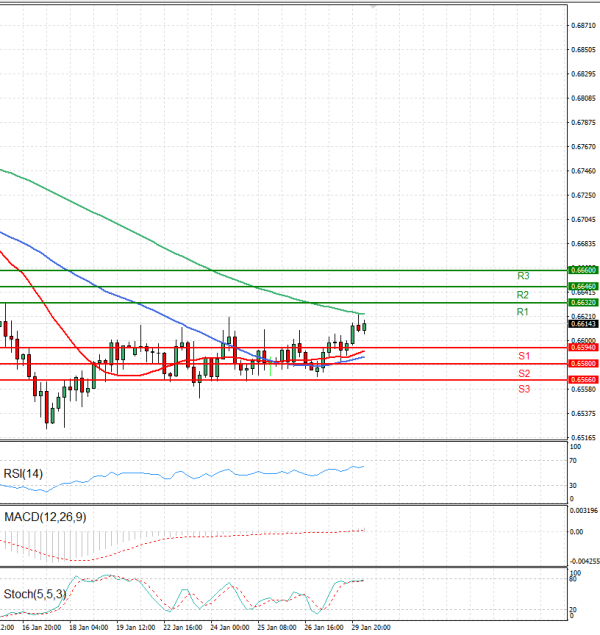 Australian Dollar - Dollar Analysis Technical analysis 30/01/2024